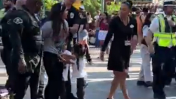 Madre arrestada en Disney