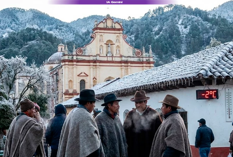 Frío Chiapas municipios con hasta 0° grados