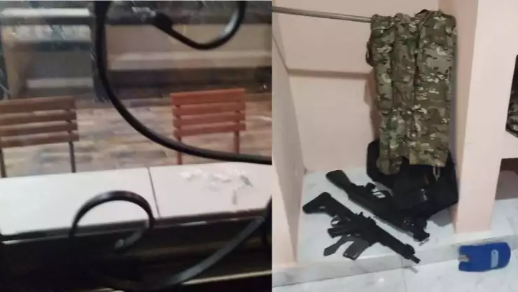 Asegura FGE armas, equipo táctico y drogas en inmueble de Cozumel