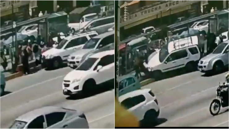 VIDEO: Conductor arrolla a 10 personas en paradero de autobús en Puebla