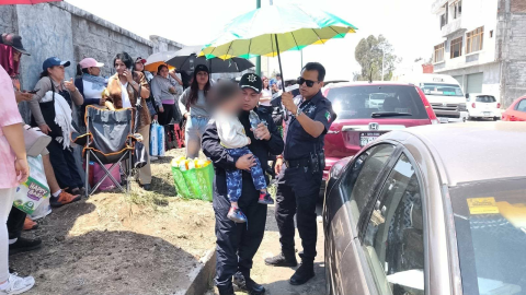 Niño rescatado