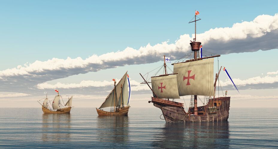 La Pinta, la Niña y la Santa María