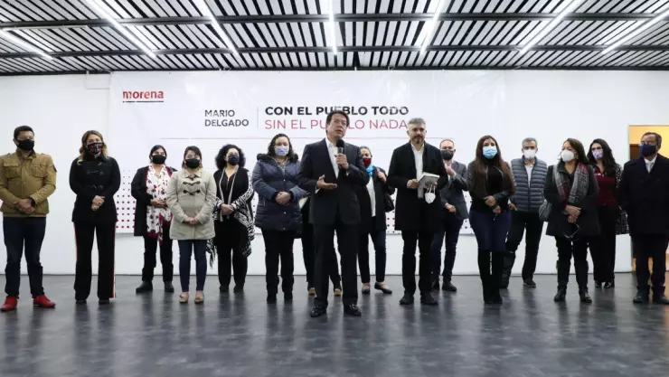 Respaldan diputados de Morena del Congreso de la CDMX a Mario Delgado rumbo a dirigencia nacional