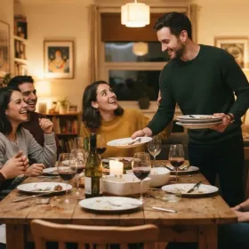 Lo dice la psicología: por qué las personas que ayudan a recoger la mesa después de comer tienen algo en común
