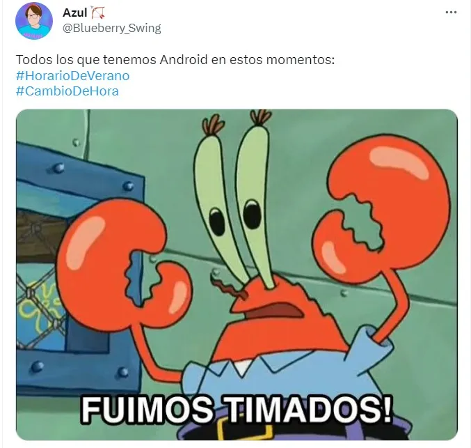 Por el cambio de horario erróneo, se desataron los memes en redes sociales