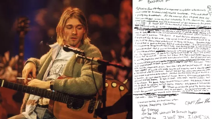 Kurt Cobain y su carta