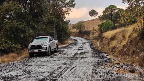 Granizada en Puebla hoy 5 de marzo de 2026