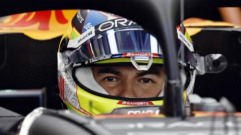 Checo Pérez en el GP de Baréin