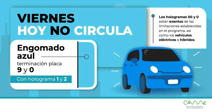 Programa Hoy No Circula - Viernes