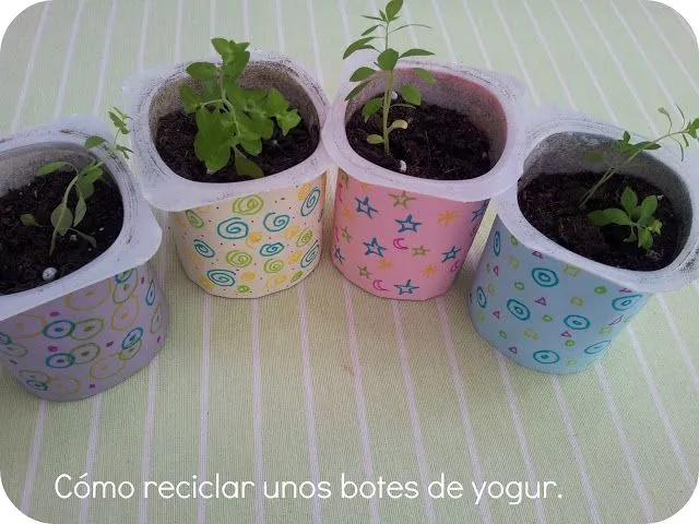 7 ideas para reciclar los botes de yogurt y darles una segunda vida en el hogar