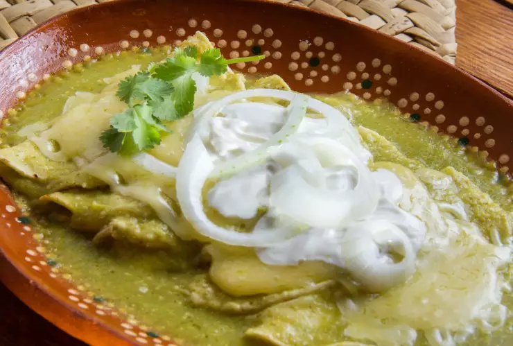 enchiladas verdes