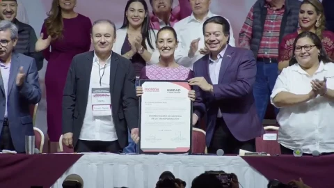 Sheinbaum_constancia_coordinadora_defensa_transformacion