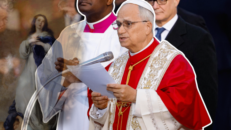 Papa León XIV pide en el Día de la Inmaculada Concepción ‘educación en la no violencia’ desde Roma.webp