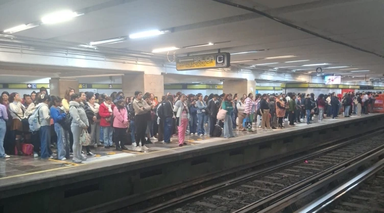 Anden del metro CDMx