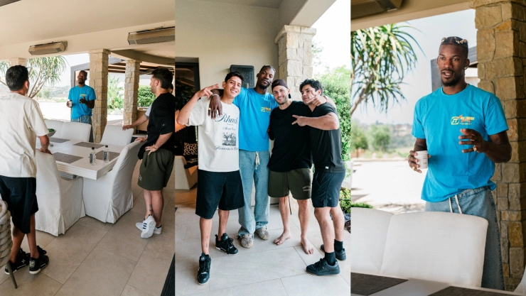 Jimmy Butler comparti&oacute; una tarde con Santiago Gimenez y Edson &Aacute;lvarez