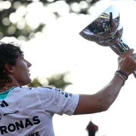 Andrea Kimi Antonelli tras ganar el Gran Premio de Italia 2026 de la Fórmula 1.
