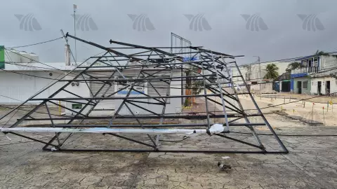 Beryl en Yucatán Cae espectacular en Puerto Progreso