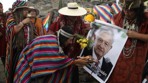 chamanes predicciones 2022 AMLO ritual