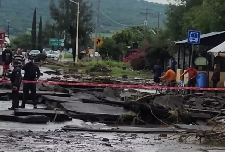 Tormenta azota Michoacán