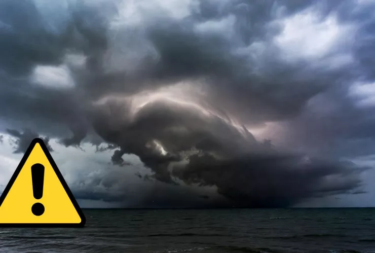 El SMN alertó por lluvias intensas derivadas de la Tormenta Negra en Veracruz