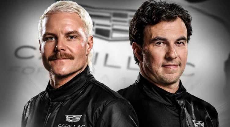 Valterri Bottas y Checo Pérez