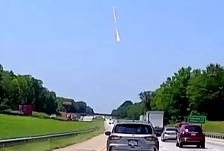 ¿Qué fue la bola de fuego vista en Carolina del Sur?