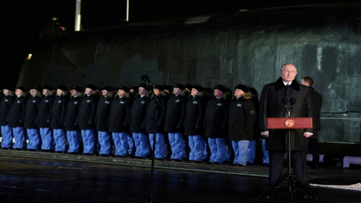 Inauguración del submarino nuclear ruso “Perm”, equipado con misiles hipersónicos Zircon.