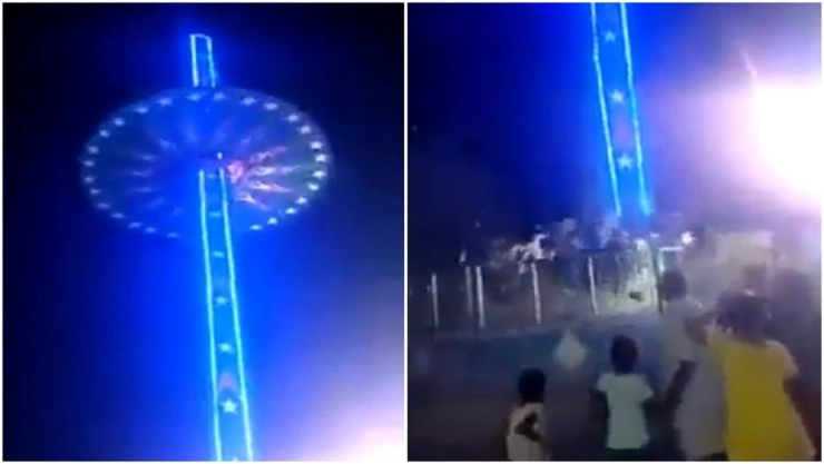 Colapsa juego mecánico en feria de Zacatecas; hay un muerto