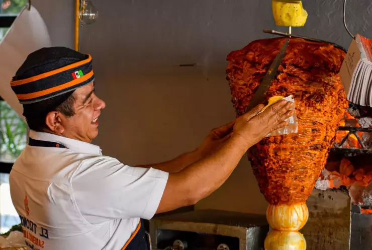 Taco al pastor El Tizoncito