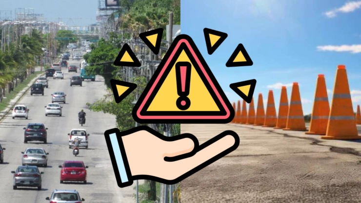 ¡Atención! Anuncian cierre en el Blvd. Colosio de Cancún HOY, miércoles 4 de febrero de 2026: Horario y tramo que estará cerrado
