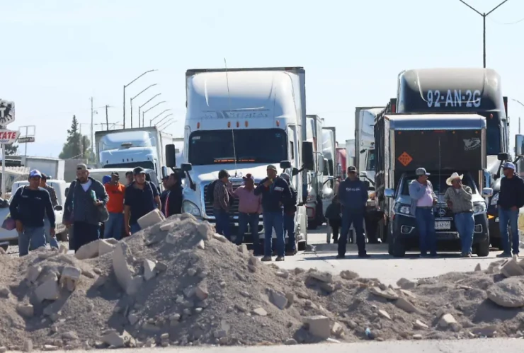 Bloqueo en Saucillo