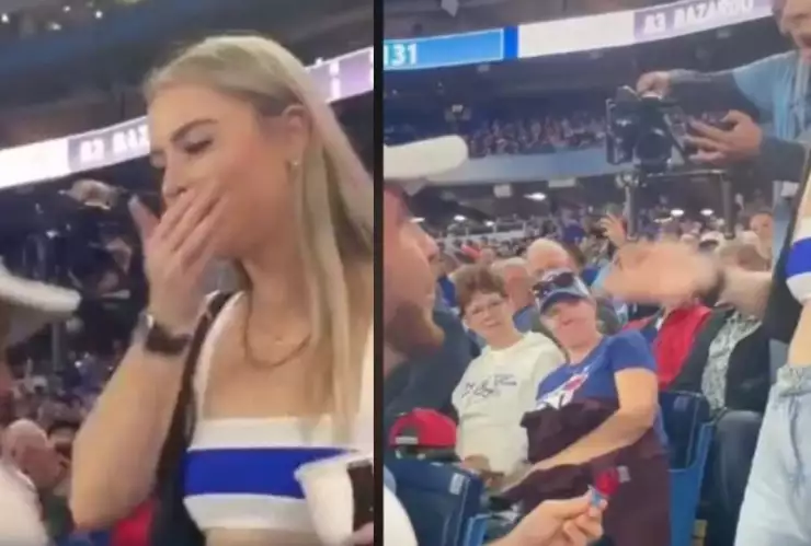 Video Joven bromea con propuesta de matrimonio y le dan una cachetada