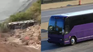 Autobús cae al precipicio en Perú