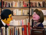Los Peluches: Chóchil Tálvez busca en la librería Peina Neto un regalo para el Pejidente