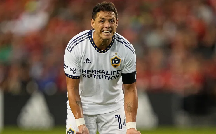 Javier Hernández con el LA Galaxy