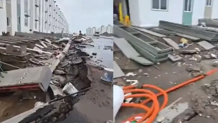 lluvias destrozan casas del bienestar