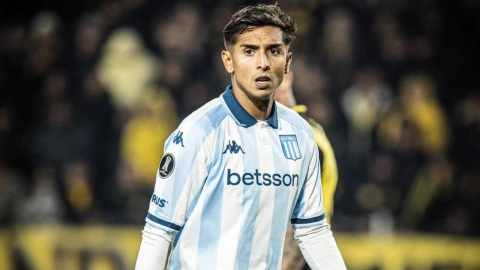 Agustín Almendra de Racing, próximo jugador de Necaxa para el Clausura 2026