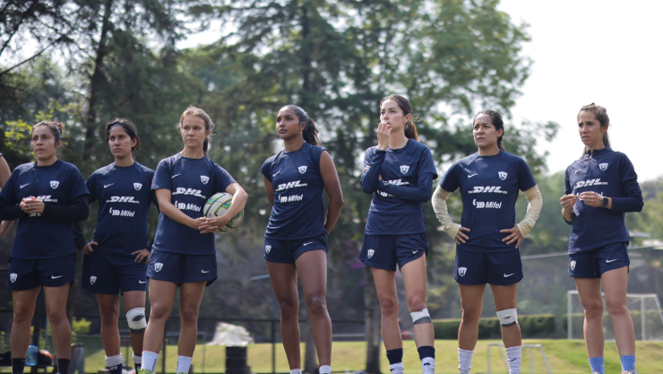 Jugadoras de Pumas Femenil
