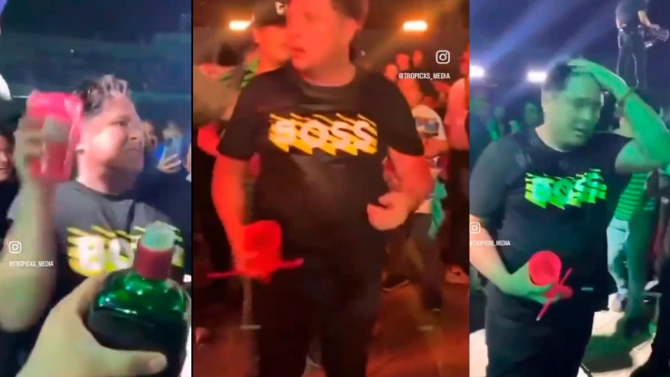 Candidato de Morena es rapado durante el concierto de Grupo Firme en Tapachula