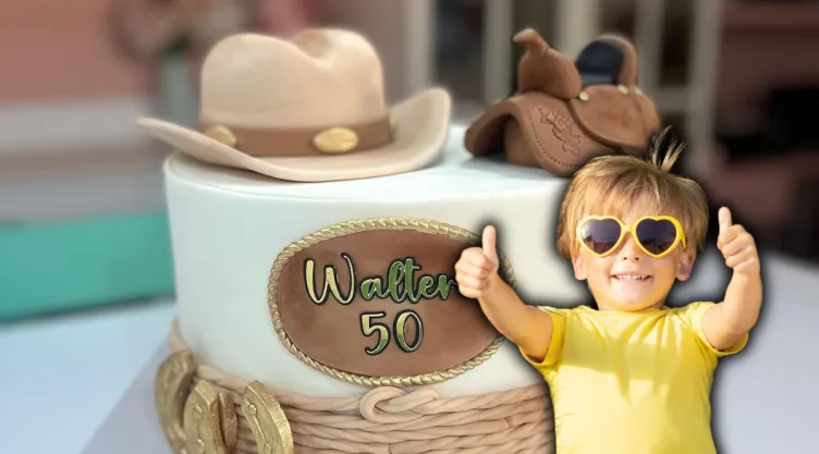 Cómo decorar un pastel de vaquero ideal para las fiestas infantiles