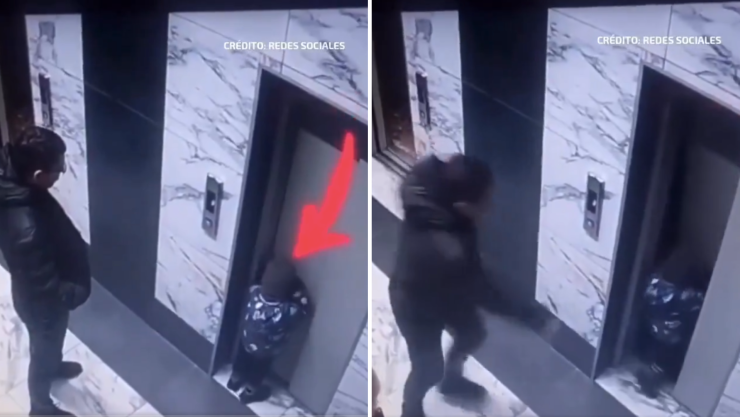 Niño cae al hueco de un elevador en Rusia y sobrevive gracias a rápido rescate del padre.png
