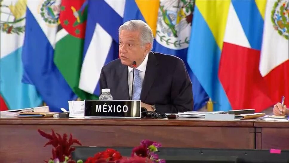 AMLO inaugura sexta cumbre de la Celac en Palacio Nacional