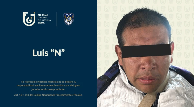 Detienen a Luis “N” por presunta extorsión agravada al dueño de un negocio de mudanzas en Tlalpan