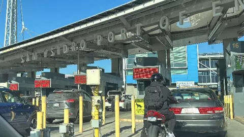 Garitas de Tijuana hoy lunes