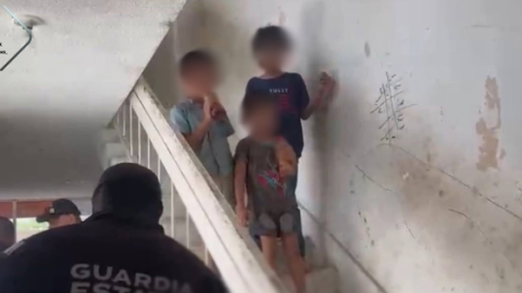 niños abandonados en Tamaulipas