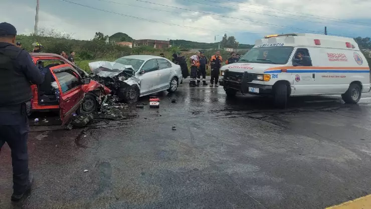 Accidente carretera Yuriria-Uriangato