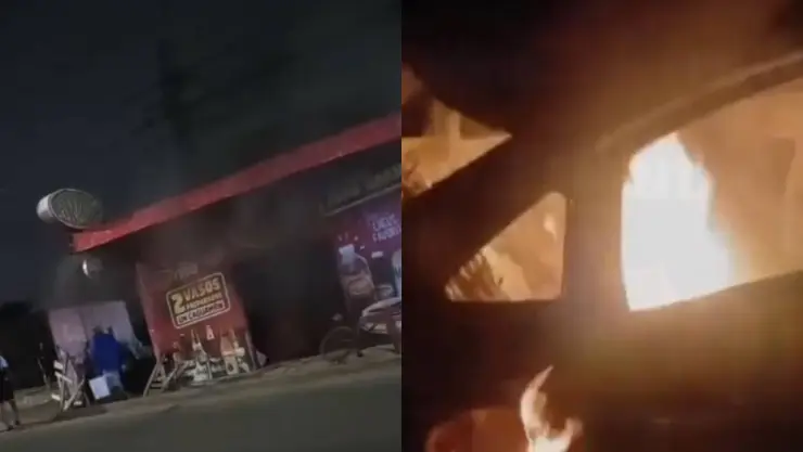 Ataque armado e incendio en puesto de micheladas deja cuatro muertos en Villahermosa