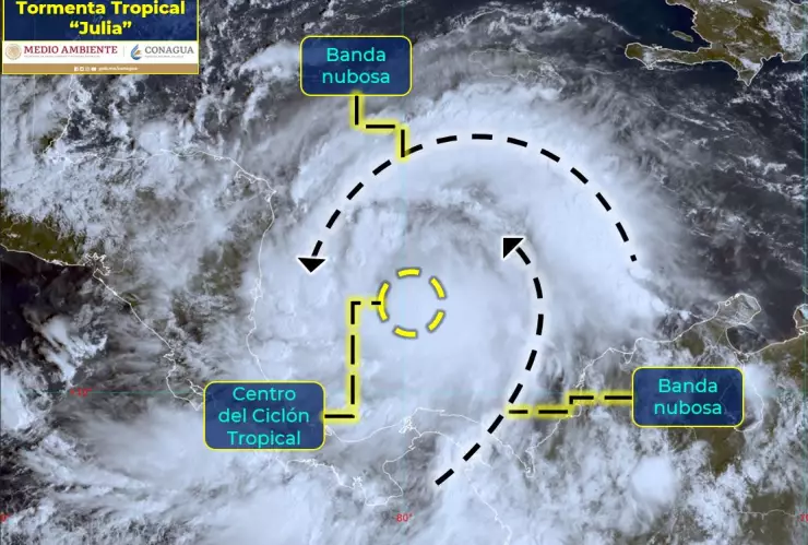 tormenta tropical julia