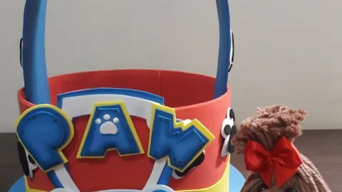 Cesta de Paw Patrol: Manualidades