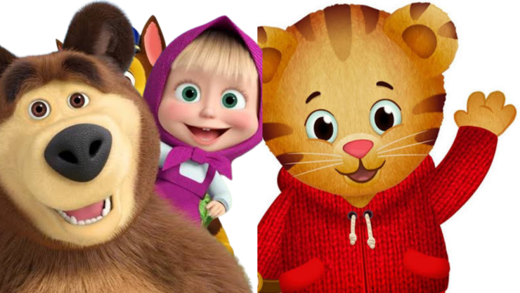 Masha y el Oso y Daniel Tigre